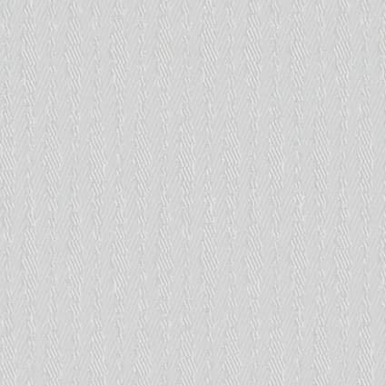 Light gray textured wallpaper with subtle vertical herringbone chevron pattern covering a flat wall, evenly lit with minimal contrast; close-up shows woven-like raised ridges and fine grain.