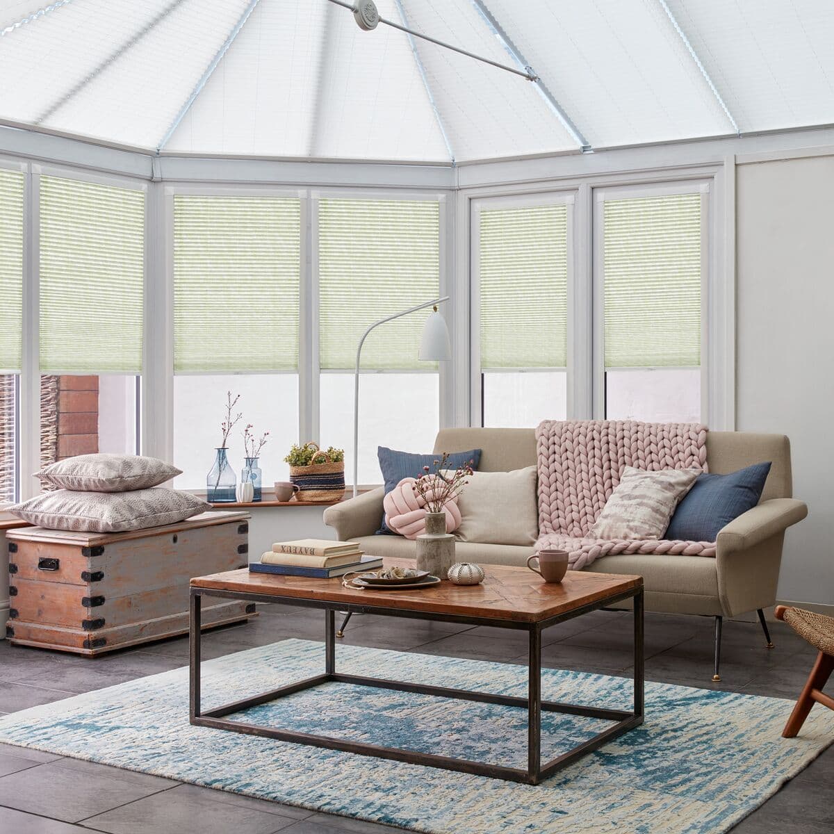 Galen Grass Pleated blind