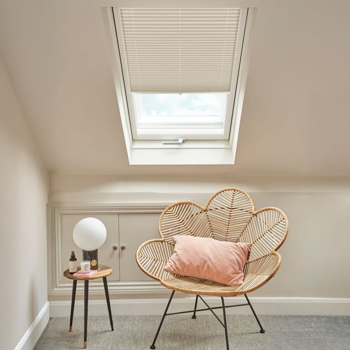 Trent Beige Pleated blind