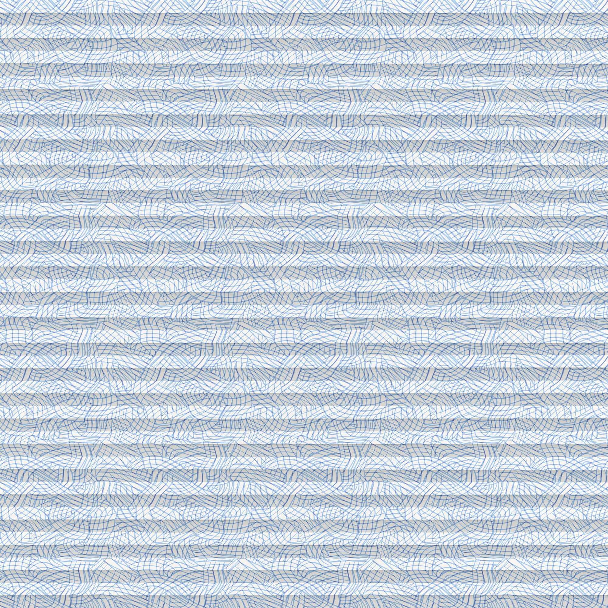 Ovie China Blue Pleated blind