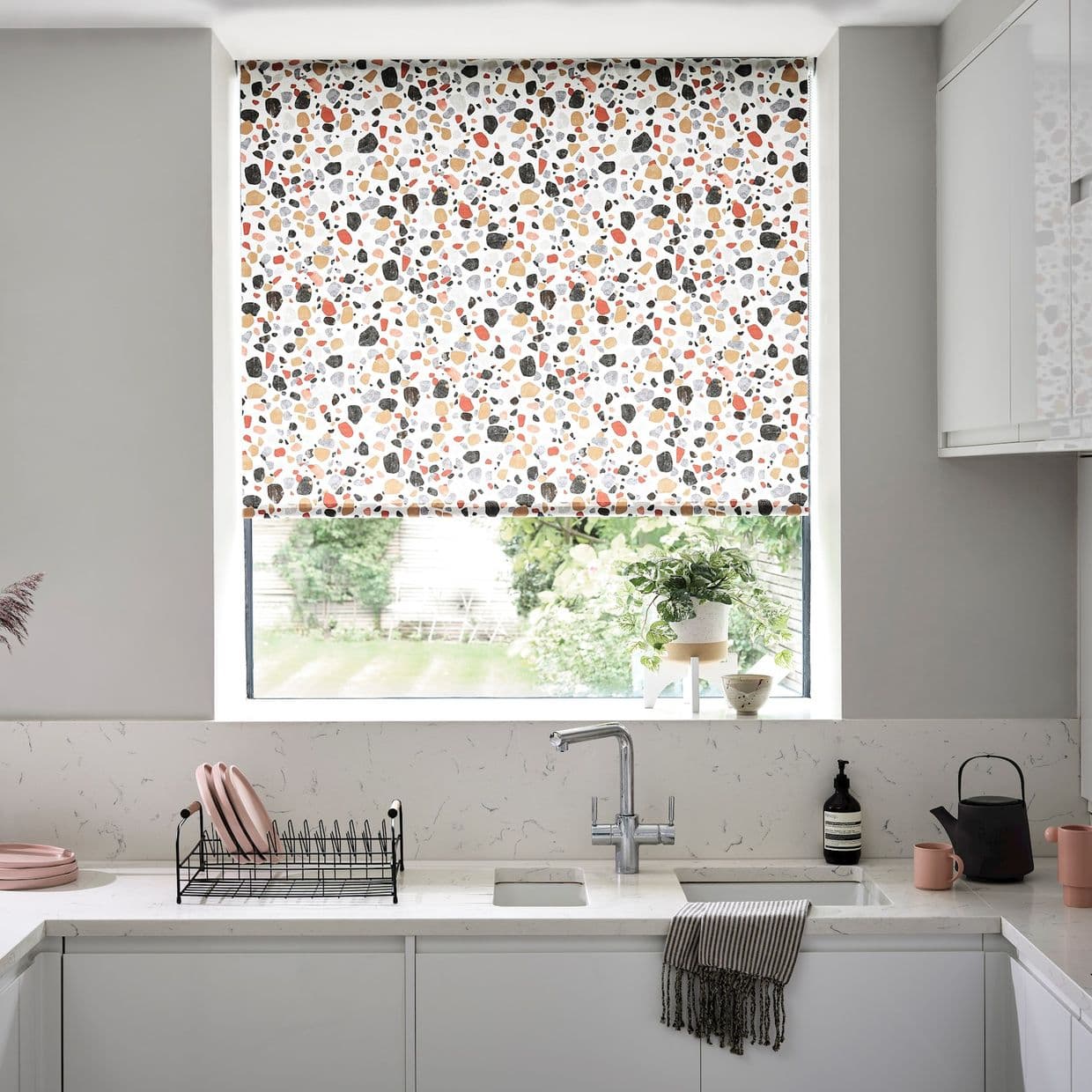 Lucca Brick Roller Blind