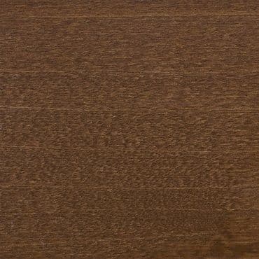 Brown wooden panel with fine horizontal grain, displaying subtle texture and color variation, photographed close-up under warm, even lighting with no surrounding context.