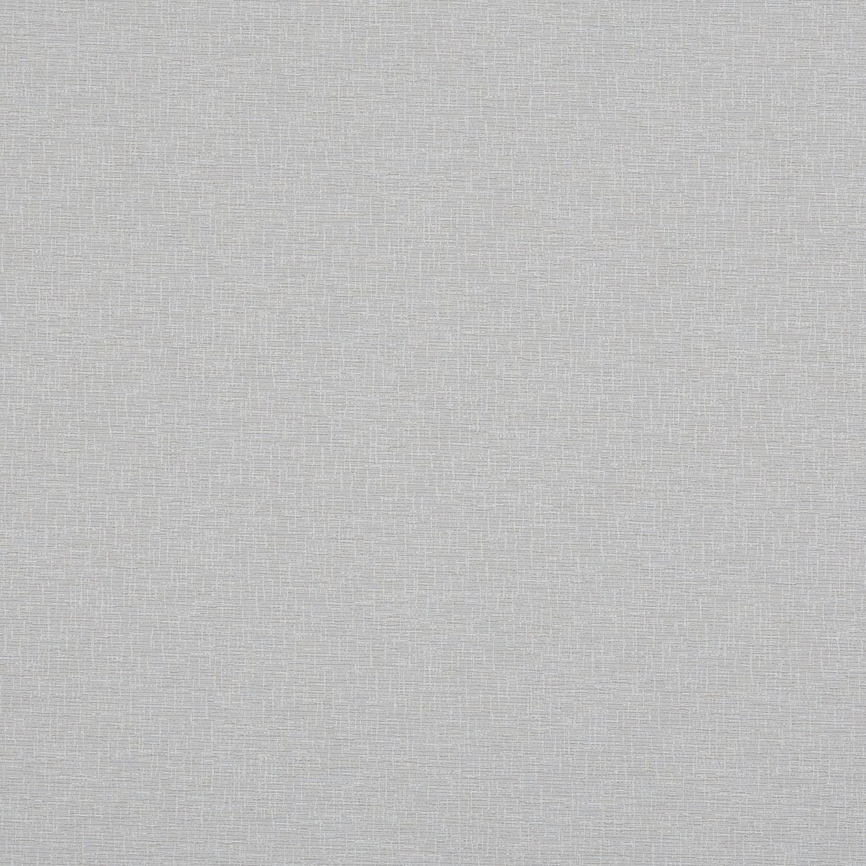 Light gray woven-texture wallpaper covering a wall, lying flat and undisturbed; soft even lighting in an interior space reveals a subtle crosshatch pattern and neutral, calm ambiance.
