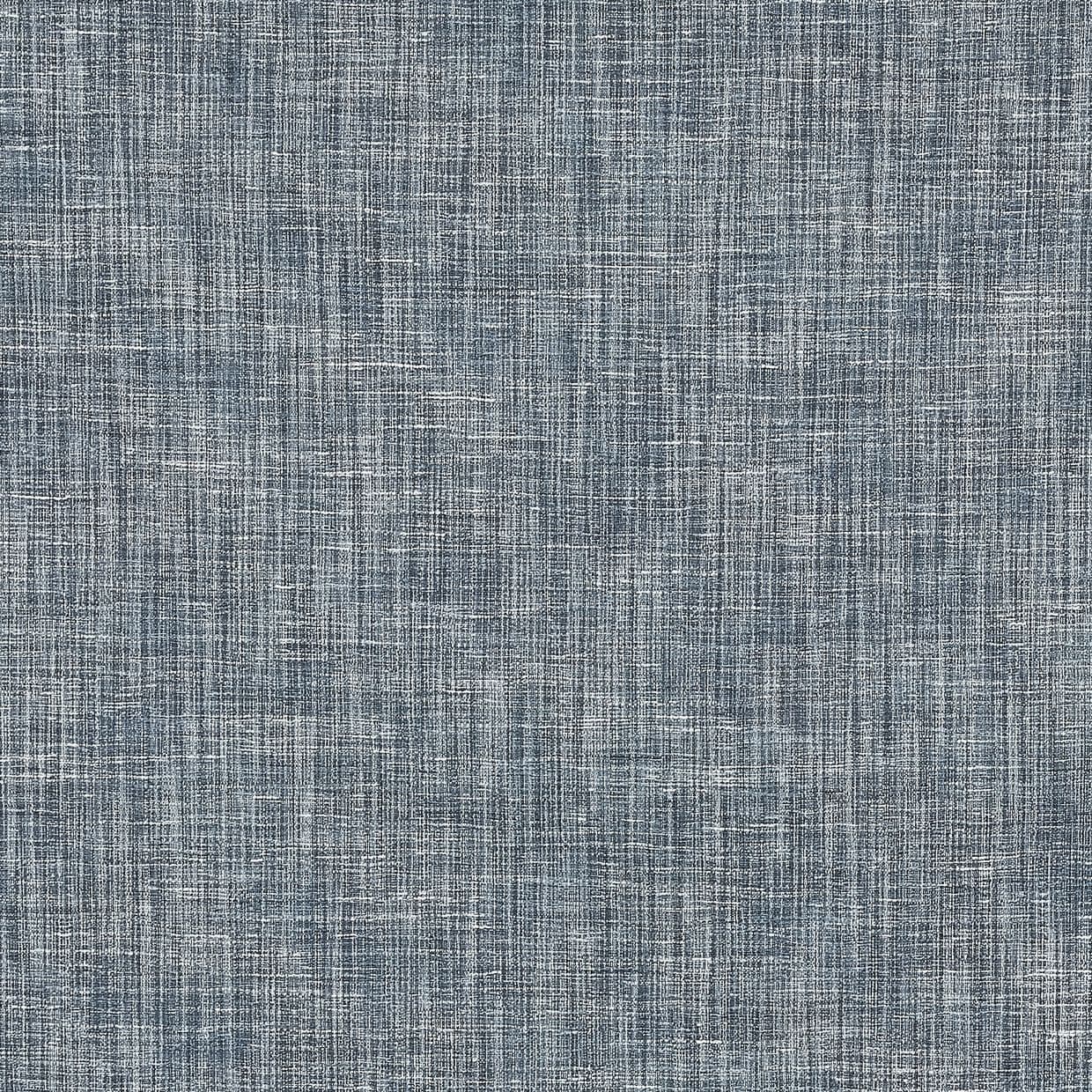 Blue-gray woven fabric with visible crosshatched threads (object) presenting a coarse, textured pattern across the surface (action) shown as a close-up, evenly lit surface study (context).