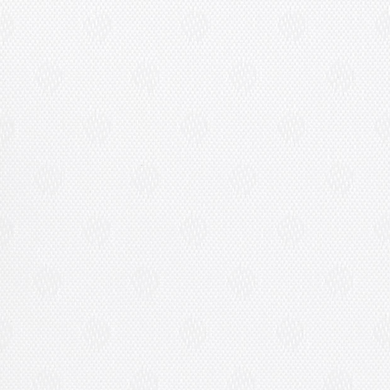 White woven wallpaper/fabric with a subtle repeating floral-diamond texture; laid flat and evenly lit, filling the frame in a close-up view that reveals a fine raised weave and soft diffuse lighting.