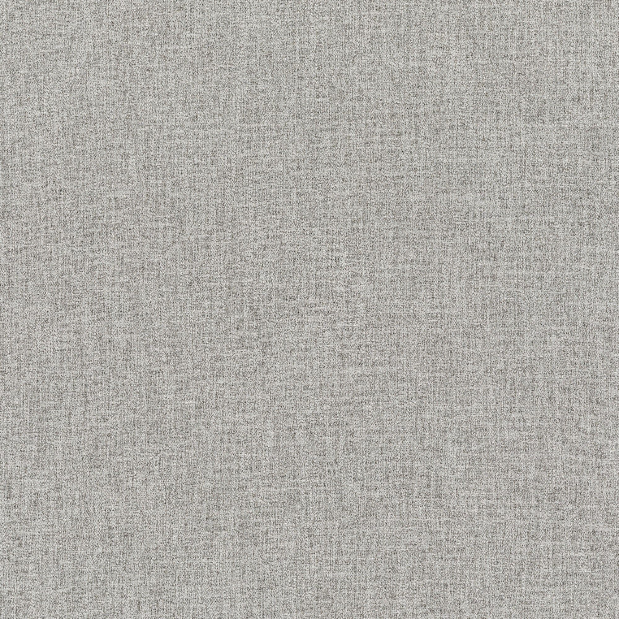 Light gray woven fabric (linen-like), showing fine crosshatch texture; lying flat and evenly lit, serving as a neutral wallpaper or upholstery swatch.