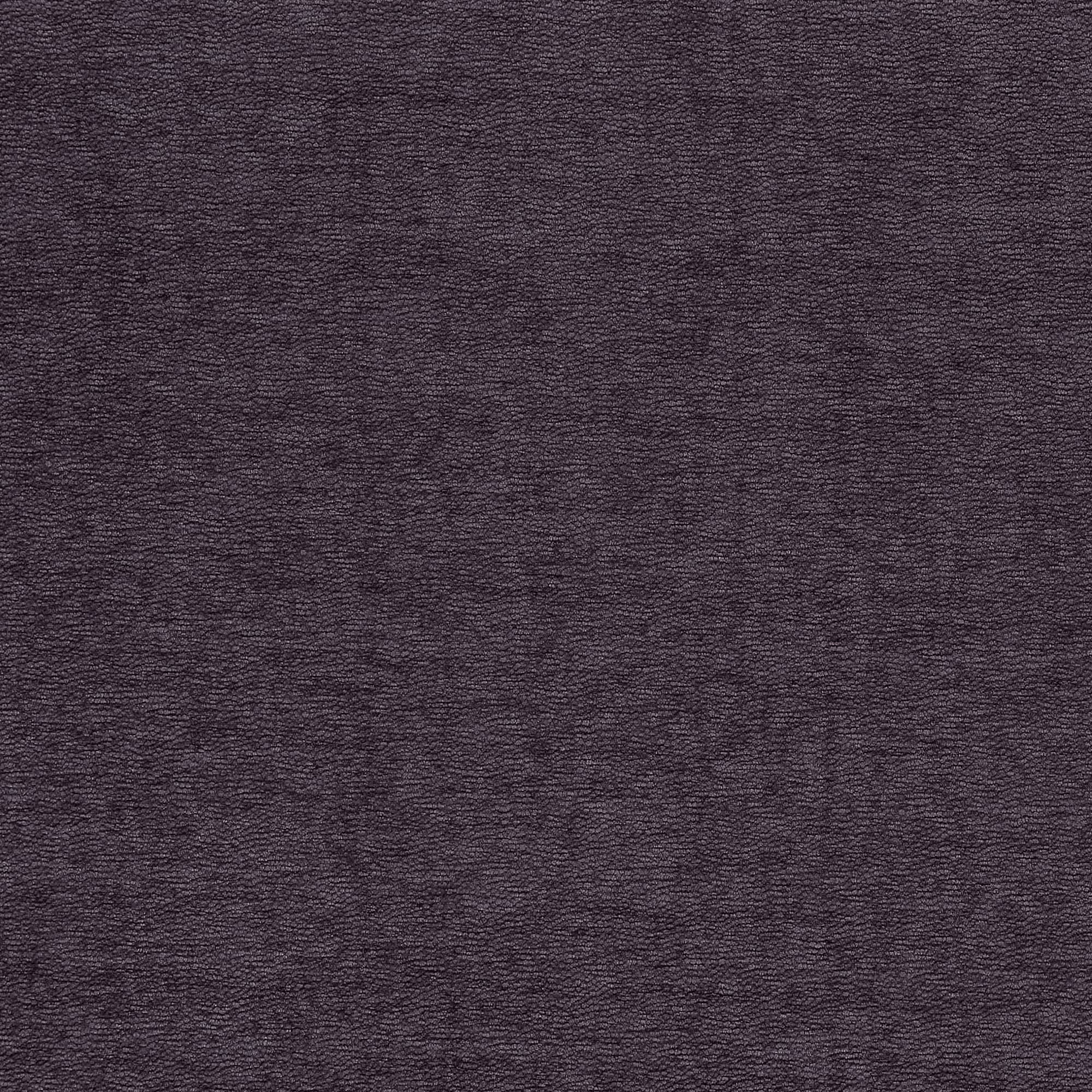 Dark plum, tightly looped upholstery fabric with fine horizontal ribbing across the frame; lying flat and taut, displaying uniform pile and subtle tonal variation in a well-lit close-up textile sample.