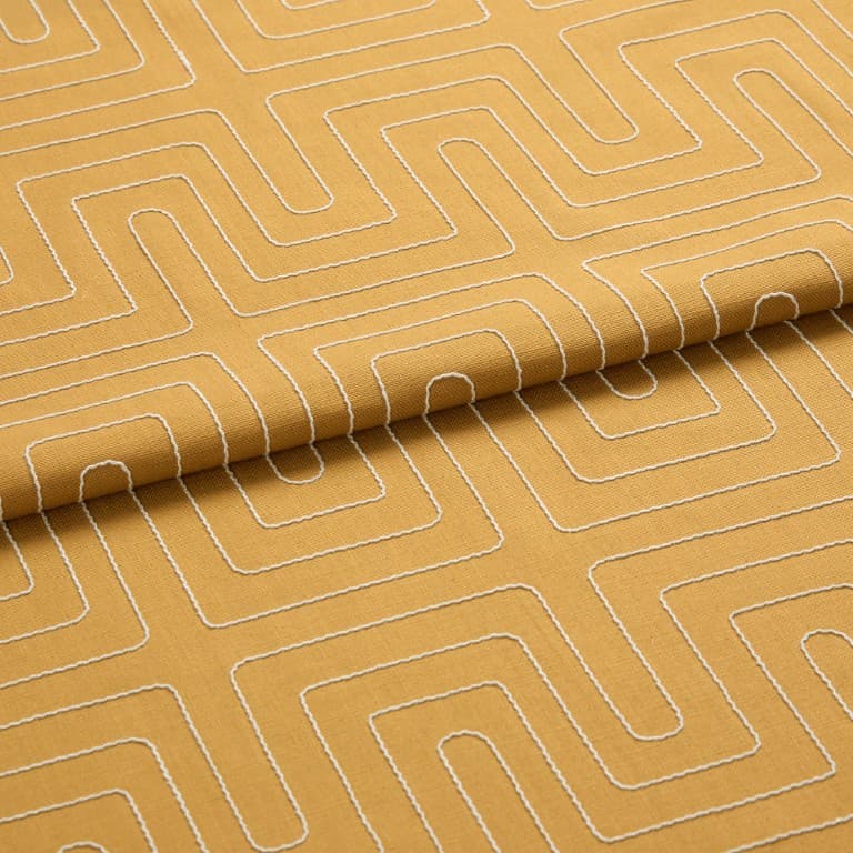 Lisbon Mustard Roman blind