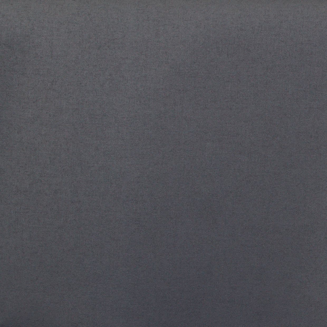 Dark gray woven fabric panel filling the frame, lying flat and even; displaying subtle grain and uniform tone; close-up, neutral lighting with no visible surroundings or features.