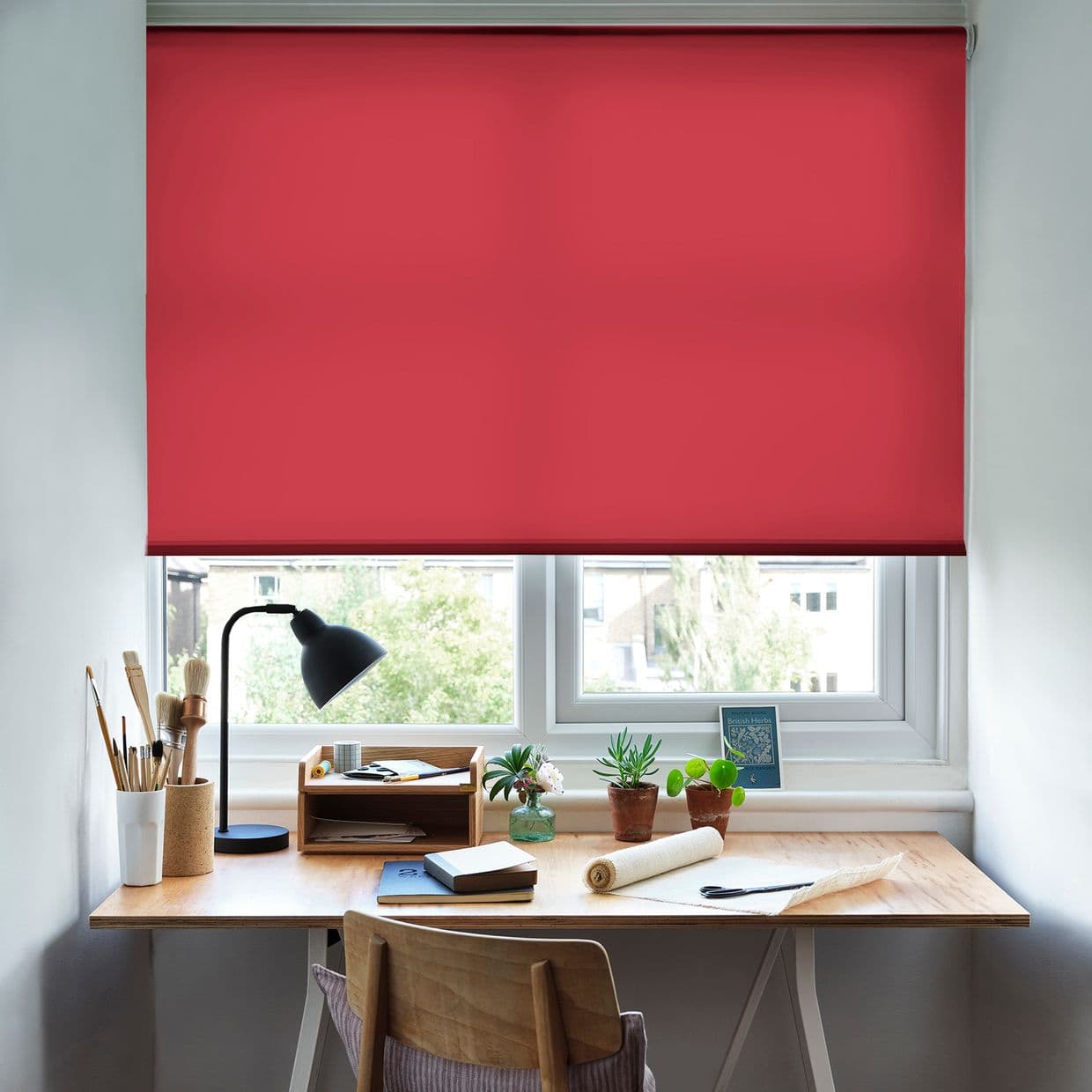 Acacia Red Roller Blind