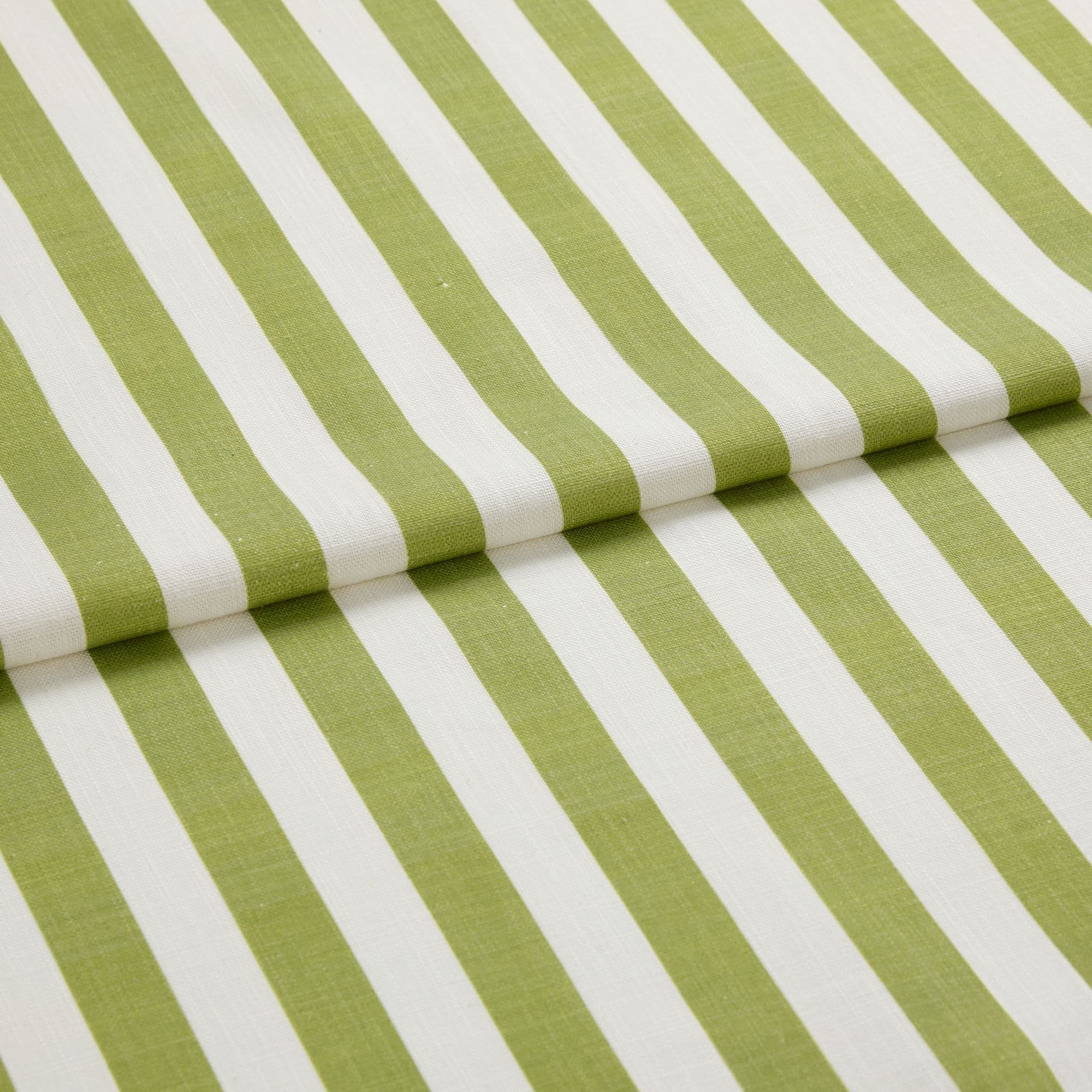 Portofino Stripe Kiwi Roman blind