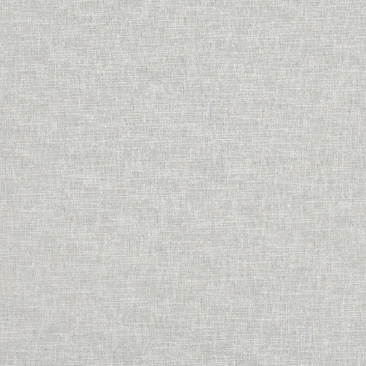 Light-gray linen-textured fabric covering the frame, showing fine woven crosshatch; lying flat and unwrinkled; neutral, evenly lit background suggestive of wallpaper or upholstery in soft indoor light.