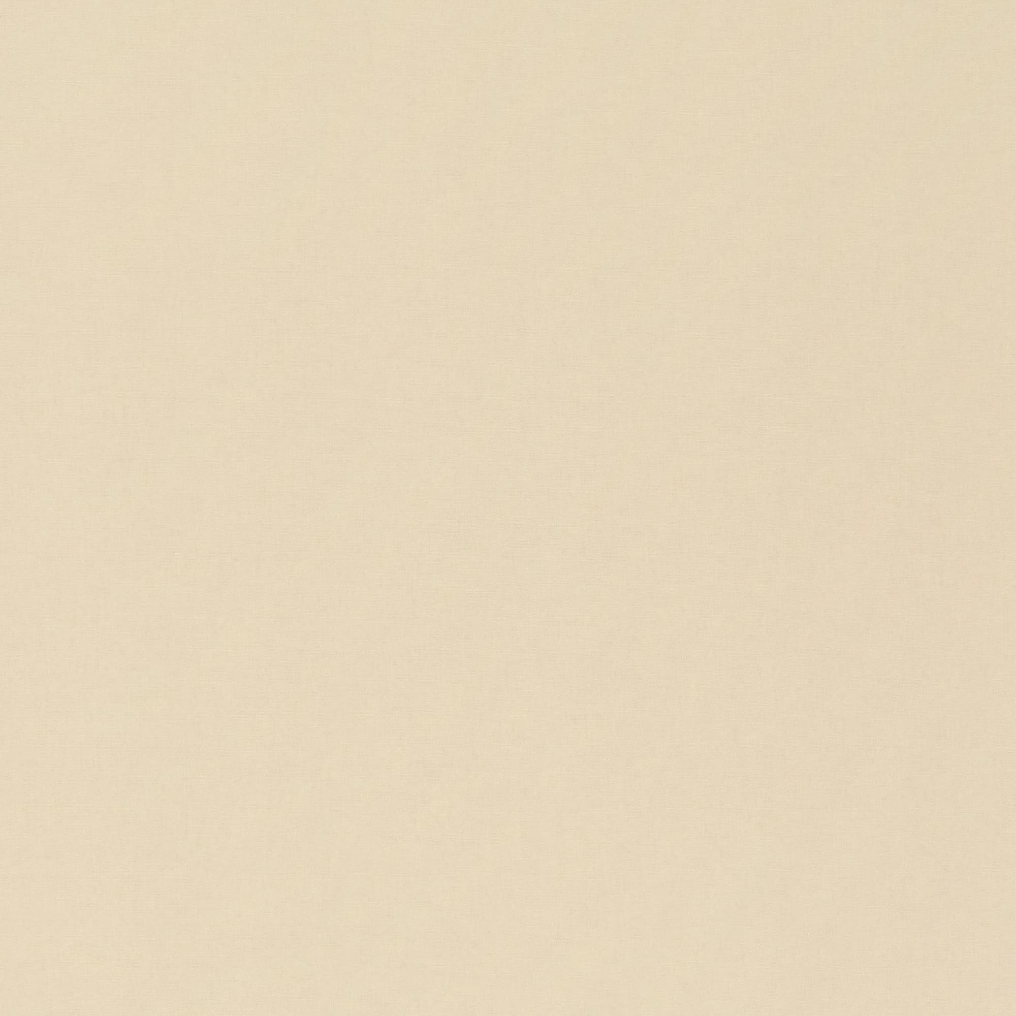 Square plain fabric sample in pale beige.
