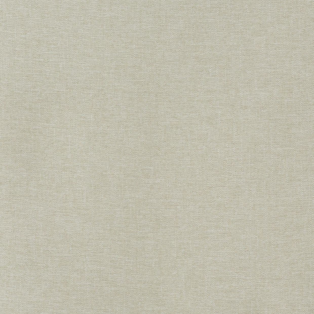 Beige herringbone-patterned fabric or wallpaper covering the frame; repeating subtle chevrons, flat and static, evenly lit close-up showing texture and fine woven detail.
