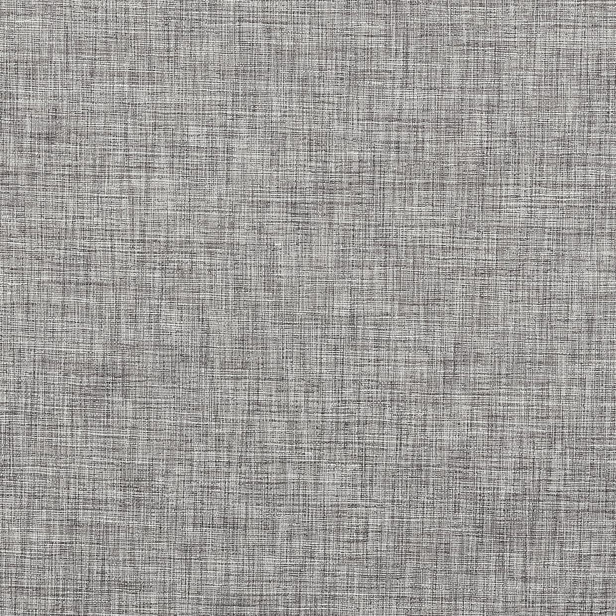 Gray linen-textured fabric covering the whole frame, showing dense horizontal and vertical threads; evenly lit, flat surface with subtle tonal variation, no furnishings or openings visible.