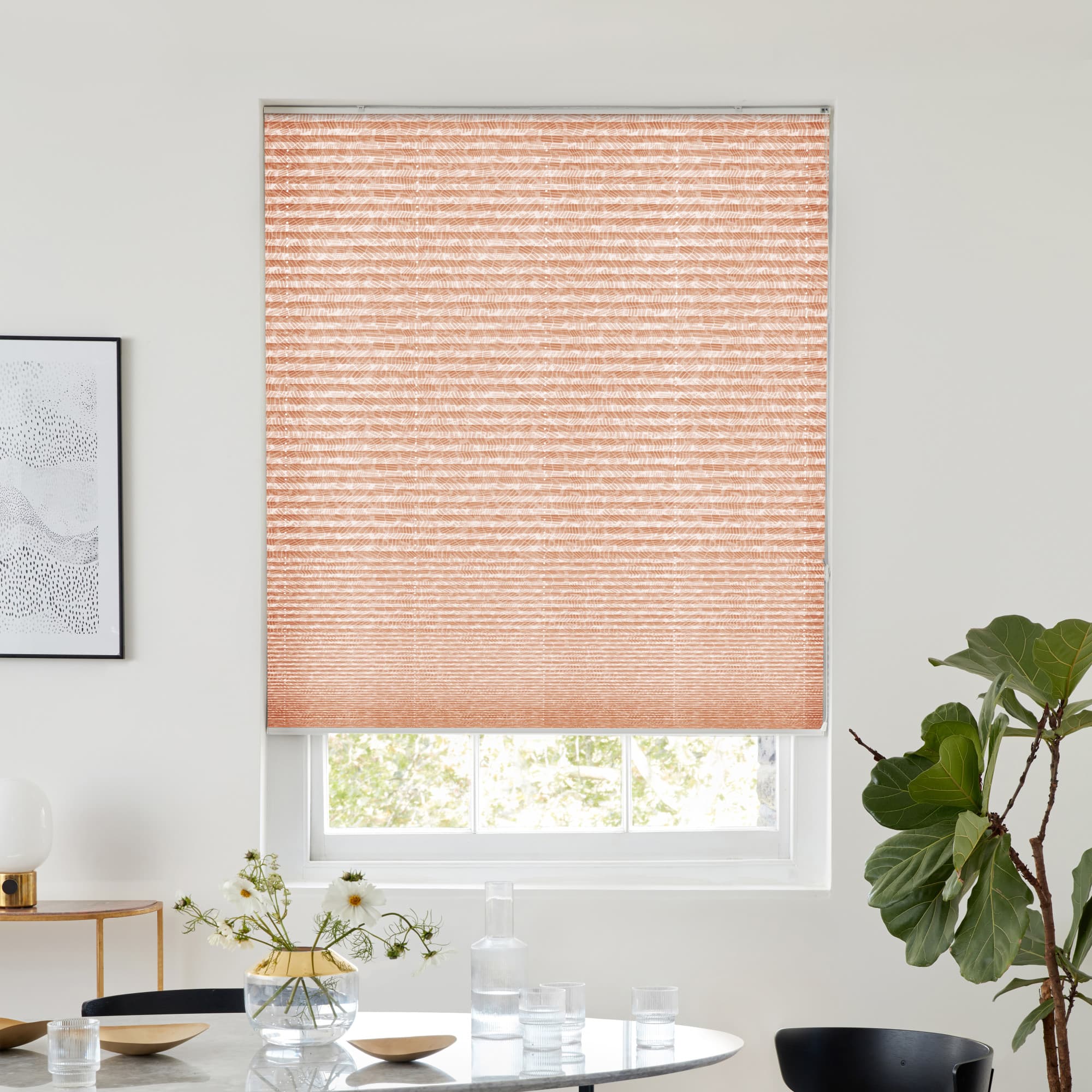 Odell Rust Pleated blind