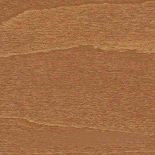 Medium-brown wood veneer panel, smooth finish, displaying horizontal grain bands and subtle color variations; close-up view, evenly lit with no other objects or context visible.