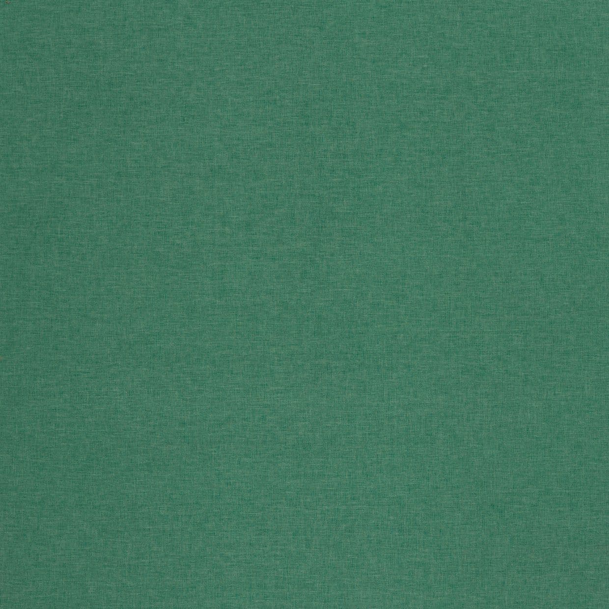 Green woven fabric swatch occupying the entire frame (subtle crosshatch texture), lying flat and taut, providing a uniformly lit, neutral background with muted teal-green color.