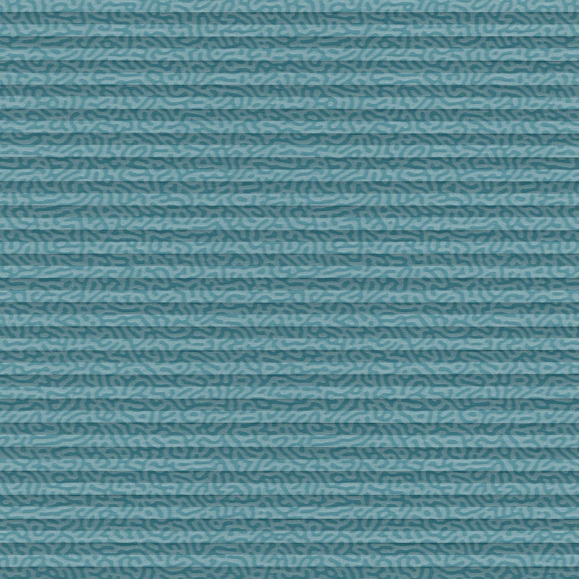Storm Teal Pleated blind