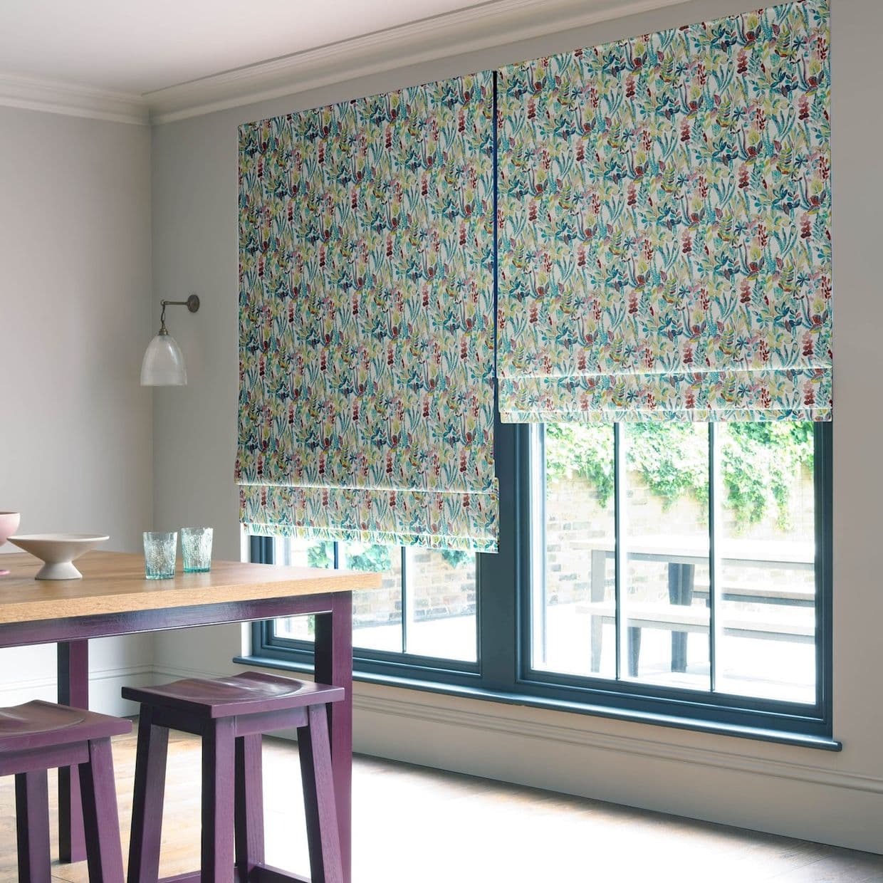 Emelina Waterfall Roman blind