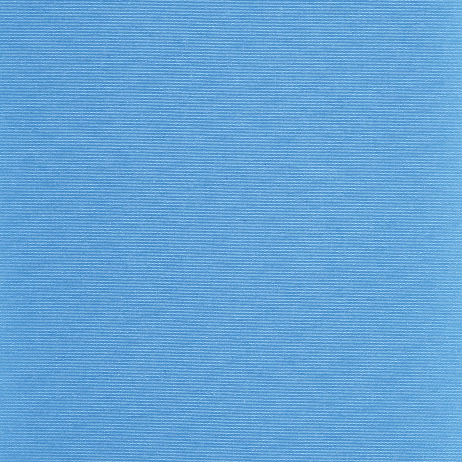 Light-blue horizontal-ribbed fabric panel filling the frame, lying flat and stationary; smooth textured surface with subtle shading, even indoor lighting and no visible surroundings.