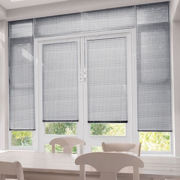 Sheer Luxury Silver Pitch Conservatory Venetian blind