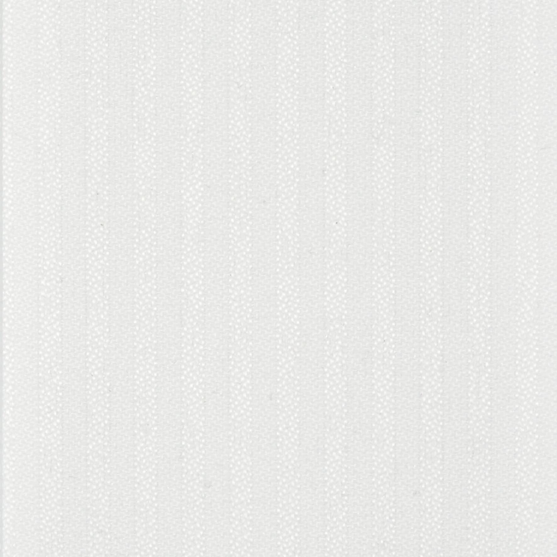 White textured wallpaper with faint vertical ribs; covering the frame and displaying a pebble-like weave texture, lit evenly with soft neutral light in an undecorated interior.