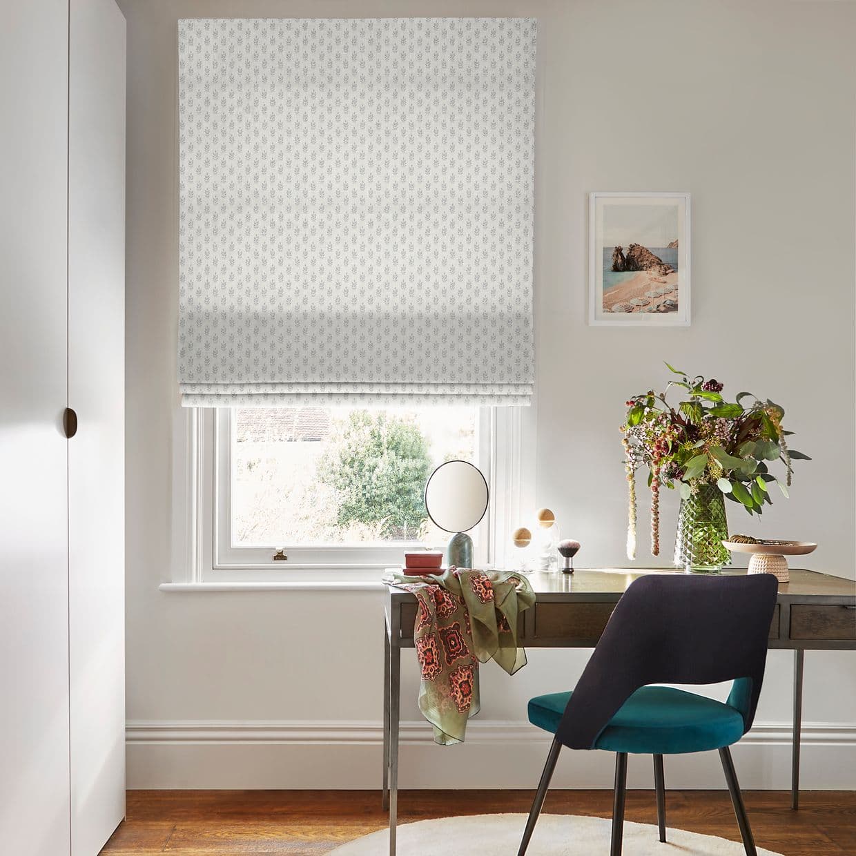 Layla Smoke Roman Blind