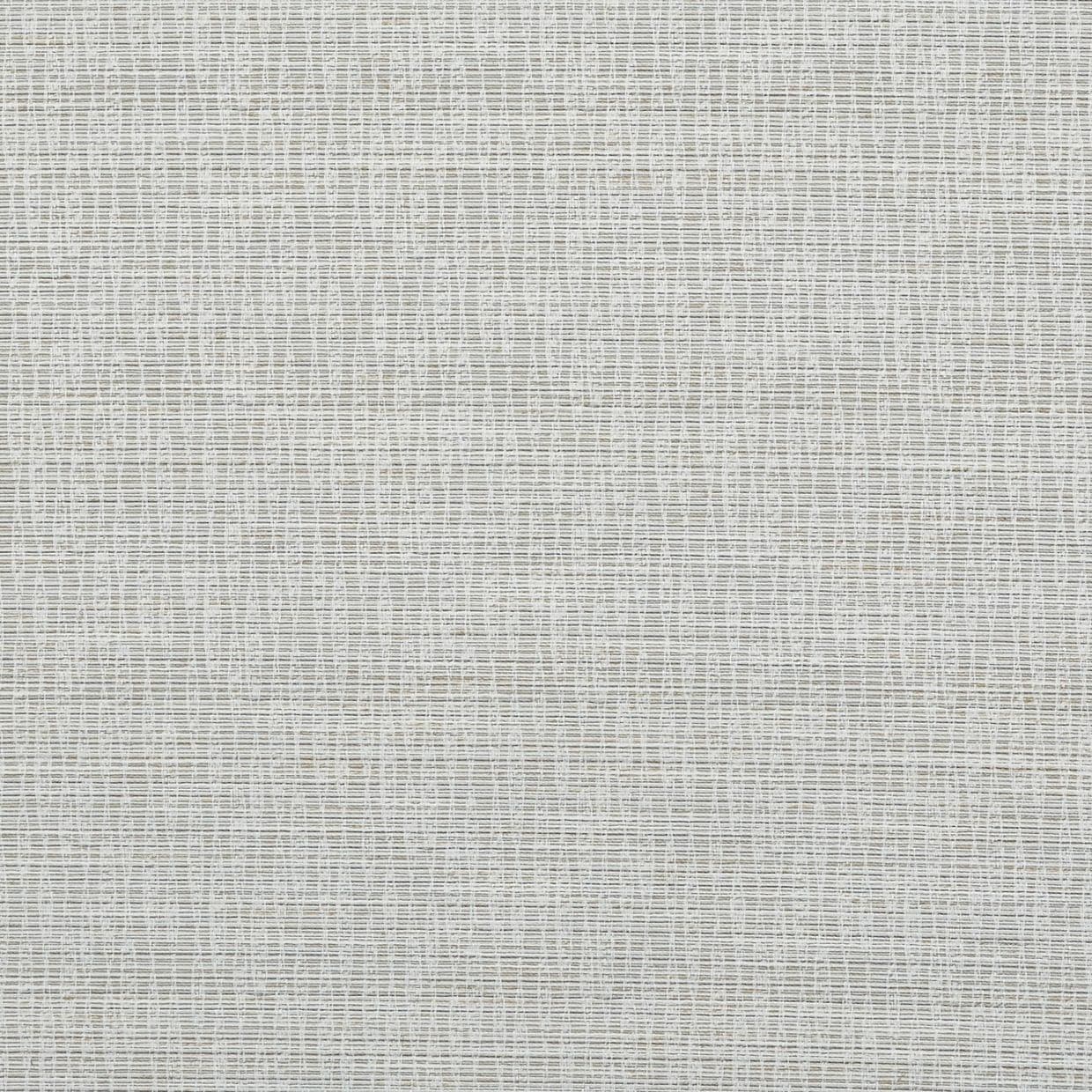 Beige woven textile covering the entire frame, tightly grid-like warp-and-weft fibers forming subtle horizontal and vertical lines; lying flat under even, neutral lighting with no visible surroundings.